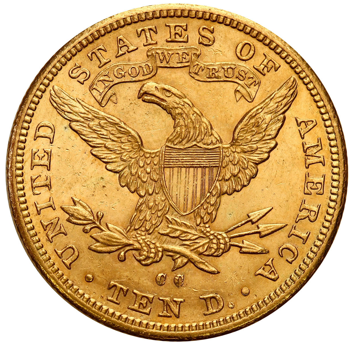 USA. 10 Dolarów 1891 CC, Carson City - RZADKIE